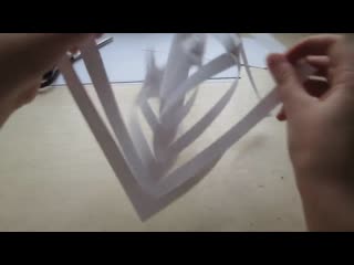 [tonyadiy] как просто сделать объемную снежинку из бумаги