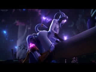 Volkor x yrel (draenei) yuri; lesbian; masturbation; handjob; oral sex; kunilingus; 3d sex porno hentai; [world of warcraft]