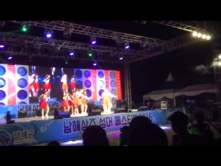 [160813] lovelyz destiny @ «namhae sangju beach summer festival»