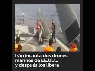 Barco iraní captura dos navíos estadounidenses no tripulados en el mar rojo