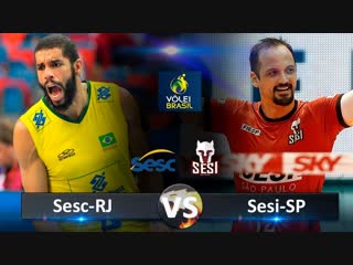 Sesc rj vs sesi sp highlights brazilian volleyball super league