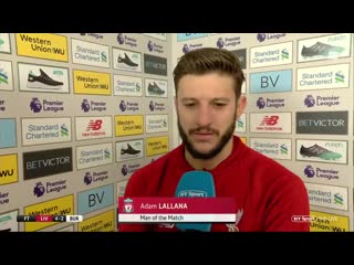 "it's been a difficult two years for me" adam lallana reflects after his motm performance