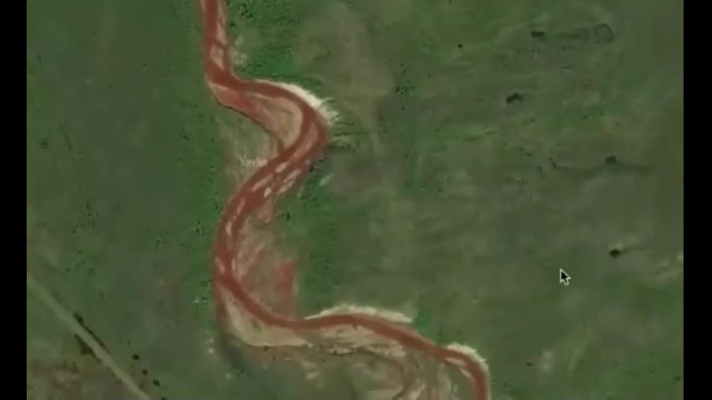 Видео со спутника разлив нефти