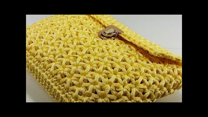 Örmesi kullanması bir ze yıldız modeli clutch to make a star model handmade clutch bag (720p)