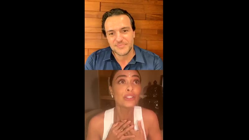 Instagram live 26/05/2020 rodrigo lombardi & juliana paes