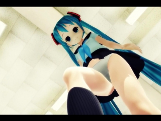 【mmd】miku giantess movie 05