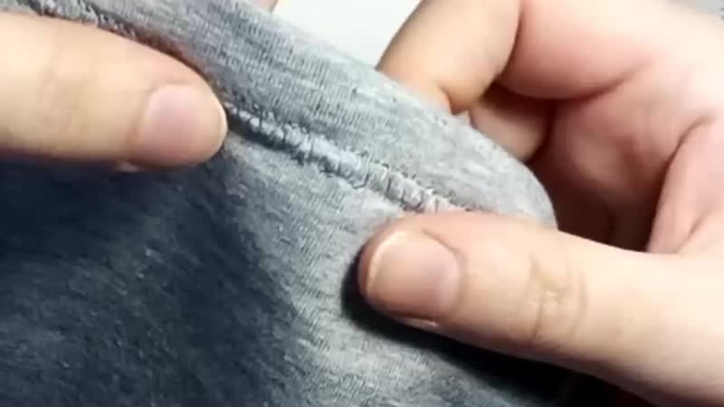 Три способа пришить резинку