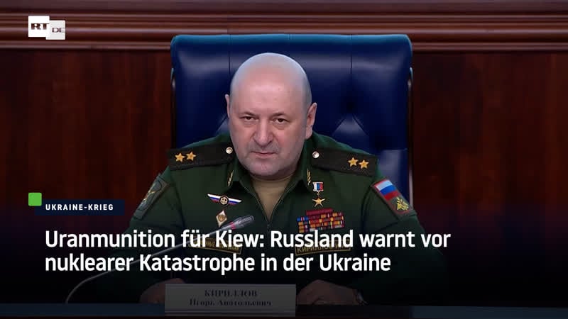 Uranmunition für kiew russland warnt vor nuklearer katastrophe in der ukraine