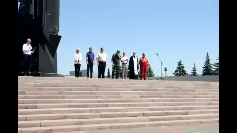 Принятие присяги новыми юнармейцами