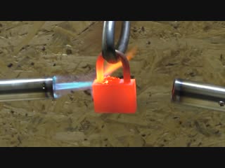 2 gas torch vs padlock