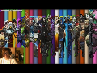 Играем в overwatch с секретным гостем!)