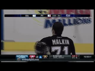 Rick nash vs evgeni malkin sep 25, 2010