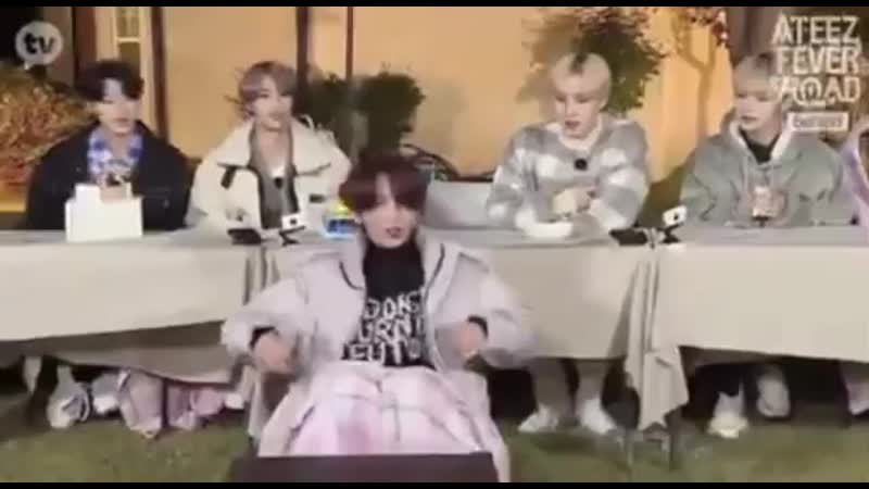 Jongho and baby chair