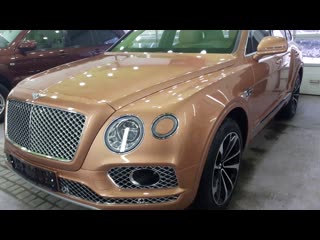 Bentley bentayga 6 0 w12, оклейка антигравийной пленкой llumar