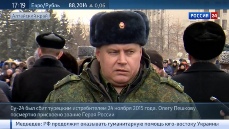 В честь погибшего в сирии олега пешкова назовут улицу и истребитель