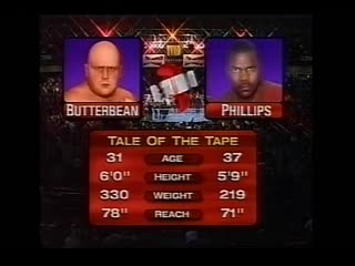 Butterbean vs doug phillips to hbo ppv december 6, 1997