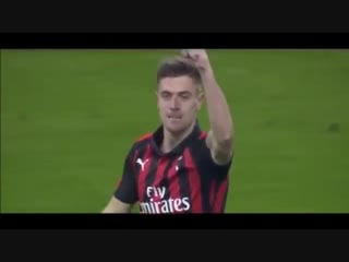 Krzysztof piatek 1 goal ac milan vs napoli