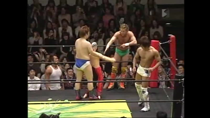 Kenny omega &amp; kota ibushi vs danshoku dino &amp; yoshihiko ddt max bump