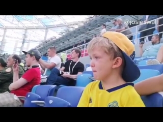 Marcus berg's son reacts to dad's world cup debut #ф2018