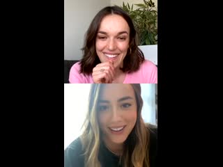 Chloe bennet and elizabeth henstridge talk season 7 premiere of marvel’s #agentsofshield!