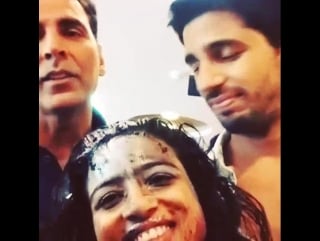 Sidharth, akshay and malishka (1)