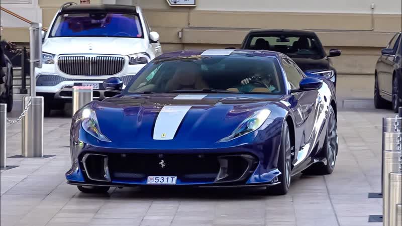 Supercars in monaco 2023 ( 812 competizione, speciale aperta, vantage gt8, performante spyder )