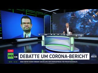 Debatte um corona bericht