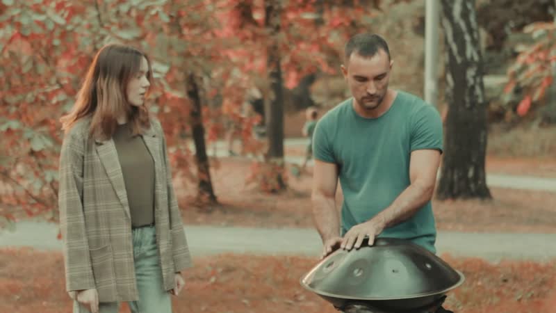 Billie eilish with khalid lovely (handpan cover by рушана валиева &amp; eugene)