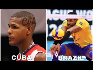 Yoandy leal cuba and brazil national team best volleyball actions (hd)