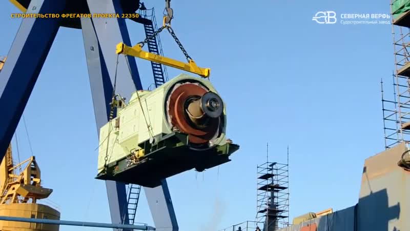 Фрегат "адмирал голоо" проекта 22350 получил полностью российскую силовую устаноу