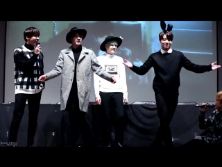 [fancam] 160102 bts @ myeongdeong fansign