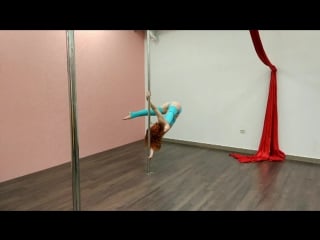 Pole dance acrobatic связка облет