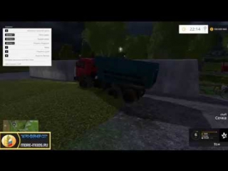 Грузовик "kamaz 55111 v2 0" для farming simulator 2015