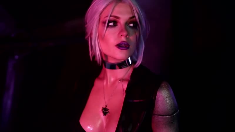 Webc #ирина мейер (irina meier) косплей цири из the witcher в мире cyberpunk 2077