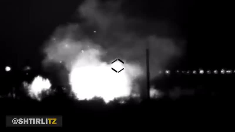 Вибухи на опорному пункті російсько терористичних військ