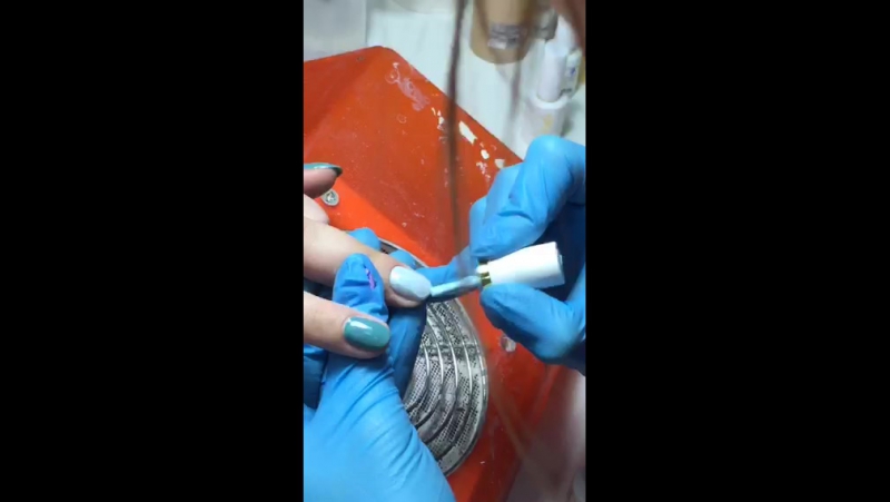 2015 12 18 яна лузан снятие гель лака+ремонт ногтя+маникюр+ выравнивание+покрытие