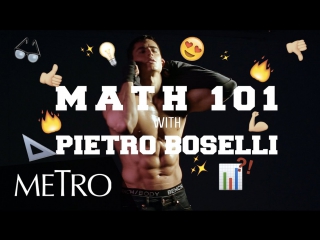 Caution too hot! pietro boselli takes off his clothes while answering a series of math problems