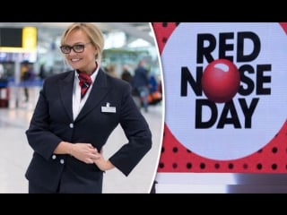 British airways teams up with emma bunton for red nose day 2017