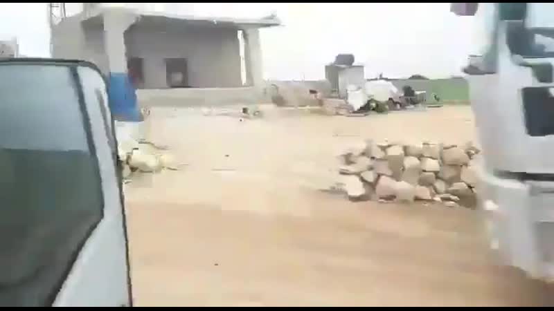 Turkish army forces began to deploy in the village of aljenah, west of aleppo, and fortify them with earthen walls