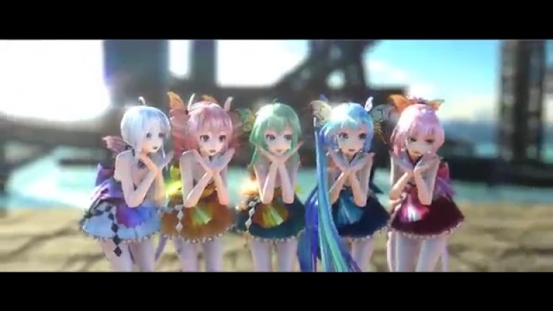 [mmd] 気まぐれメルシィ kimagure mercy [tda miko costume 5 group]