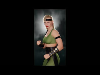 Mortal kombat sonya blade animation test [zabzarock]