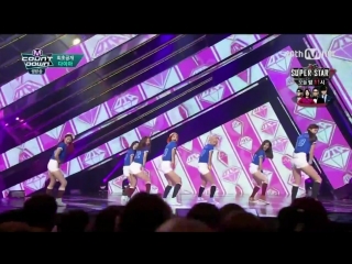 Dia somehow (debut stage) @ m! countdown 150917