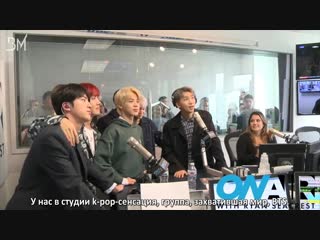 [rus sub] bts full interview @ on air with ryan seacrest