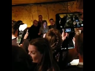 Video i got to watch @darrencriss and @arianadebose sing a whole new world at 3am at the @thecarlylehotel after party tonyawar