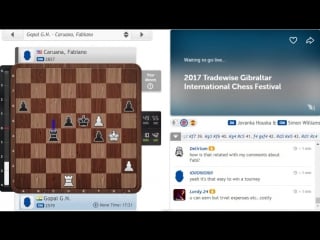 Tradewise gibraltar masters 2017; p6 r8 caruana wins rook ending +interview