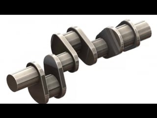 Solidworks tutorial #185car crank shaft