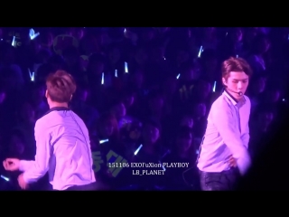 [fancam d1] 151106 exoplanet #2 the exo'luxion in tokyo @ exo's sehun, kai focus playboy
