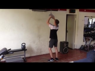 Roman dubovich (17y o 65kg b w) flask pull ups