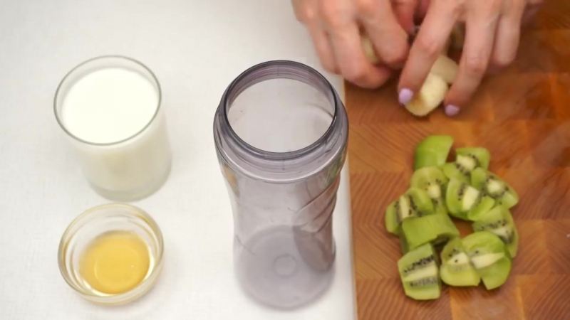 3 рецепта самых легких смузи! 🥝🍌🍓 усно и очень быстро