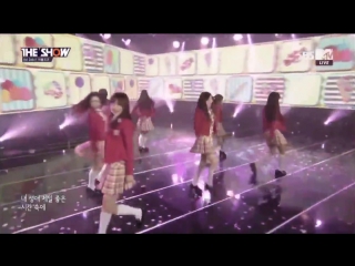 [141118] lovelyz candy jelly love @ the show